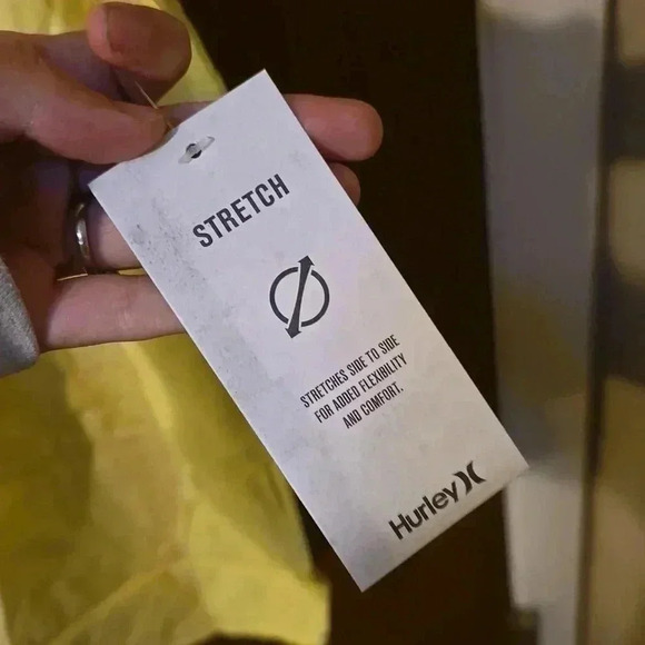 Hurley Yellow Button Down M - Picture 3 of 4